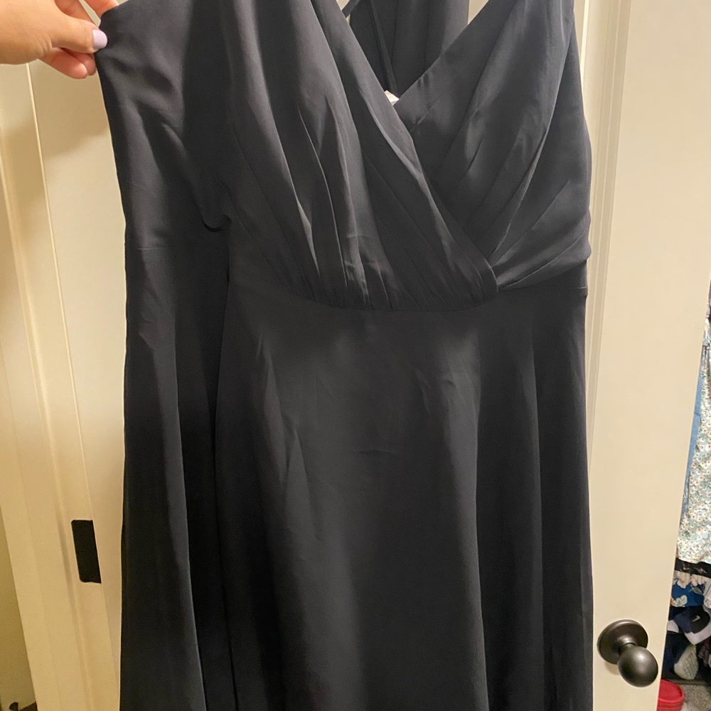 Brand new David’s bridal black dress size 24
